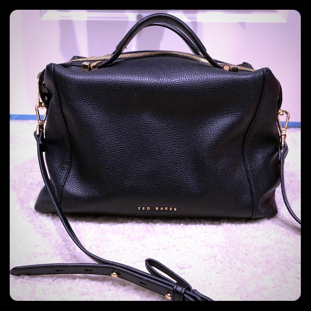 Ted Baker black satchel/with strap